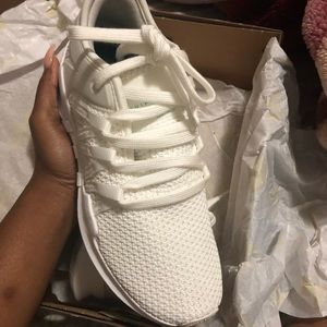 All white adidas